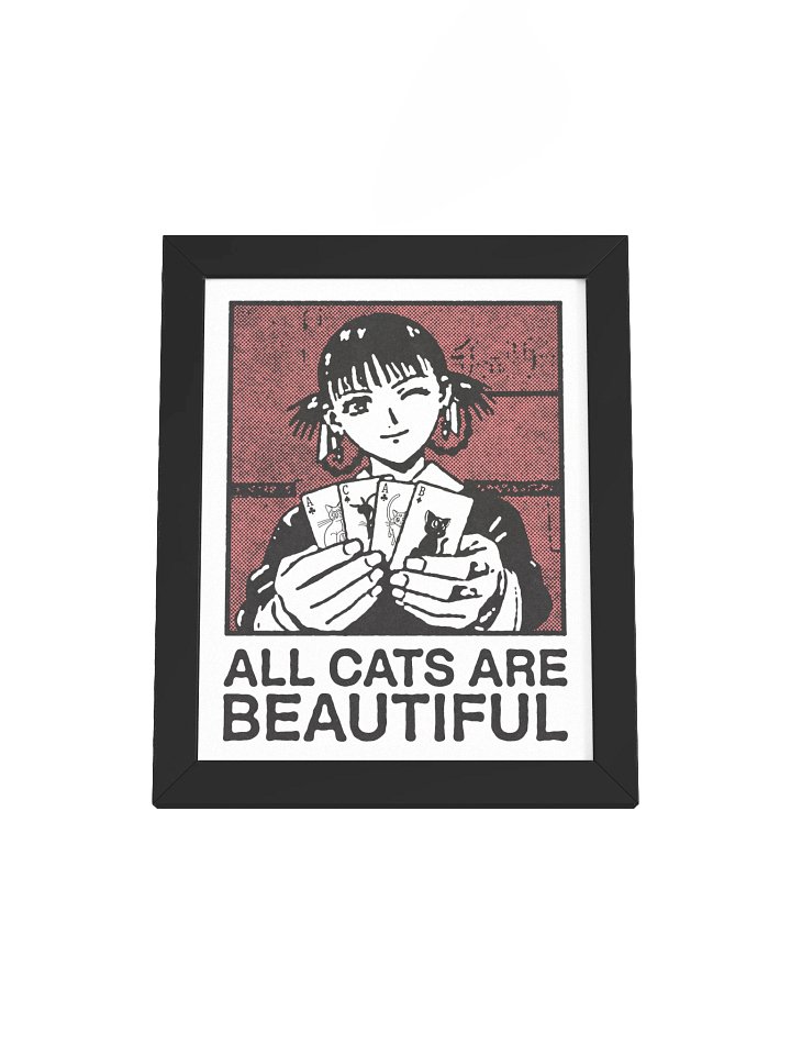 LOVE CATS ! Framed Print. product image (1)