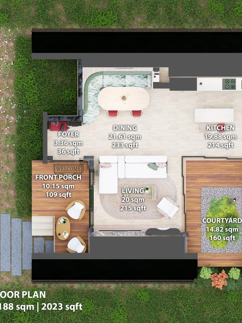The Twin Pines Cabin [AF082] - Drawings\Blueprints CAD + PDF - Metric + Imperial product image (8)