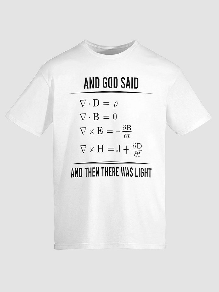 Maxwell Equations T Shirt product image (1)