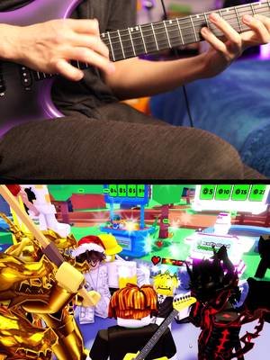 #shredding on the @enyamusicglobal #inspire #guitar 🎸 Link in bio (For Enya's Inpsire Guitar) #ad #enyamusic #enyaguitar #electricguitar #enyainspire #roblox #plsdonate #guitartok