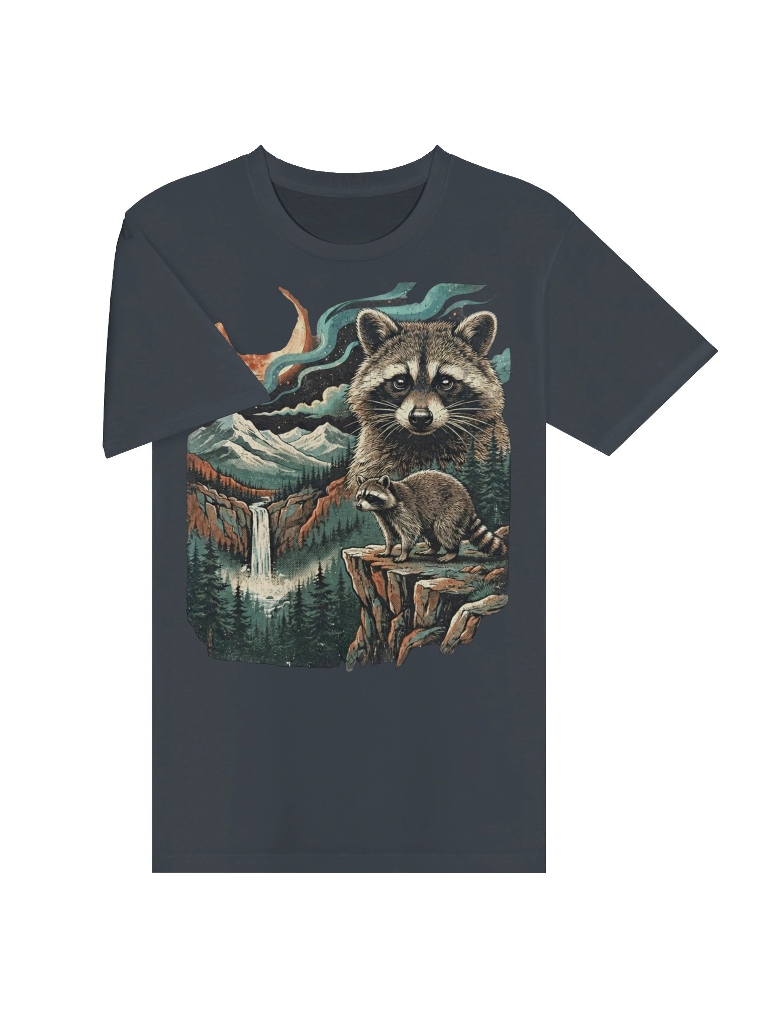 Cosmic Raccoon Vintage T-Shirt product image (4)