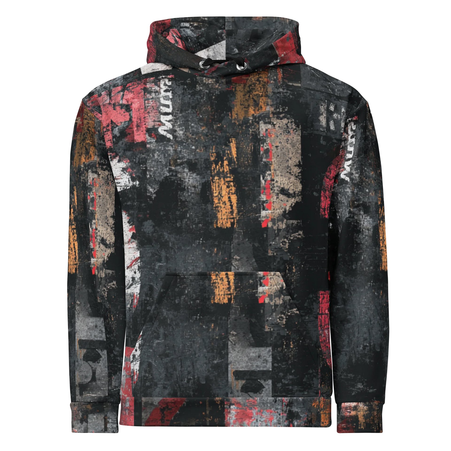 Distressed Numbers Unisex Hoodie product image (3)