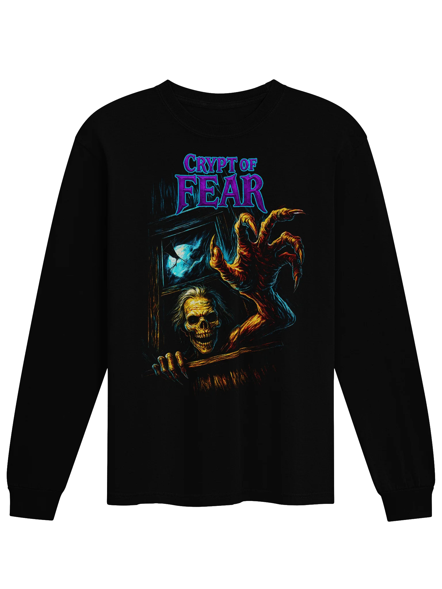 CRYPT OF FEAR Horror Long Sleeve Shirt product image (1)