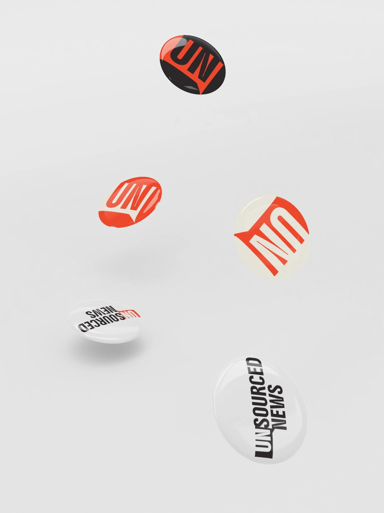 Unsourced News Logo Pin Button Set (5 Pack) product image (9)