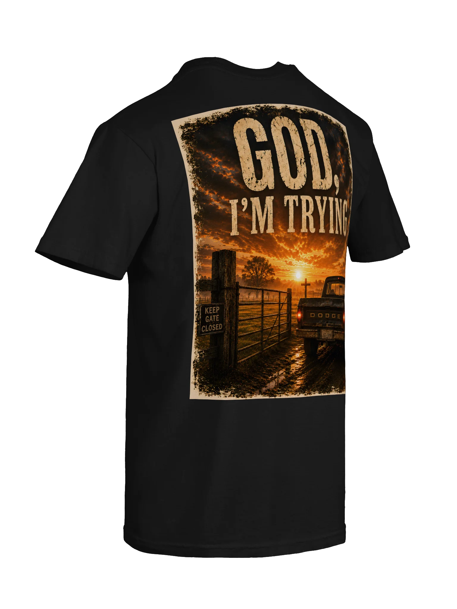 God, I'm Trying Classic Tee product image (92)