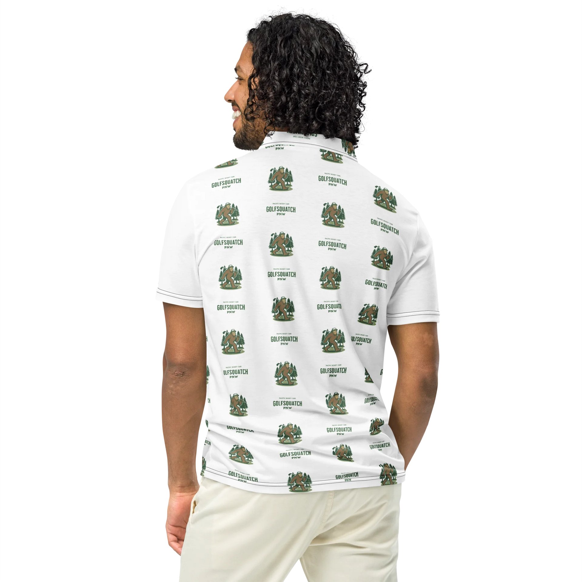 GolfSquatch Patterned Slim-Fit Polo product image (5)