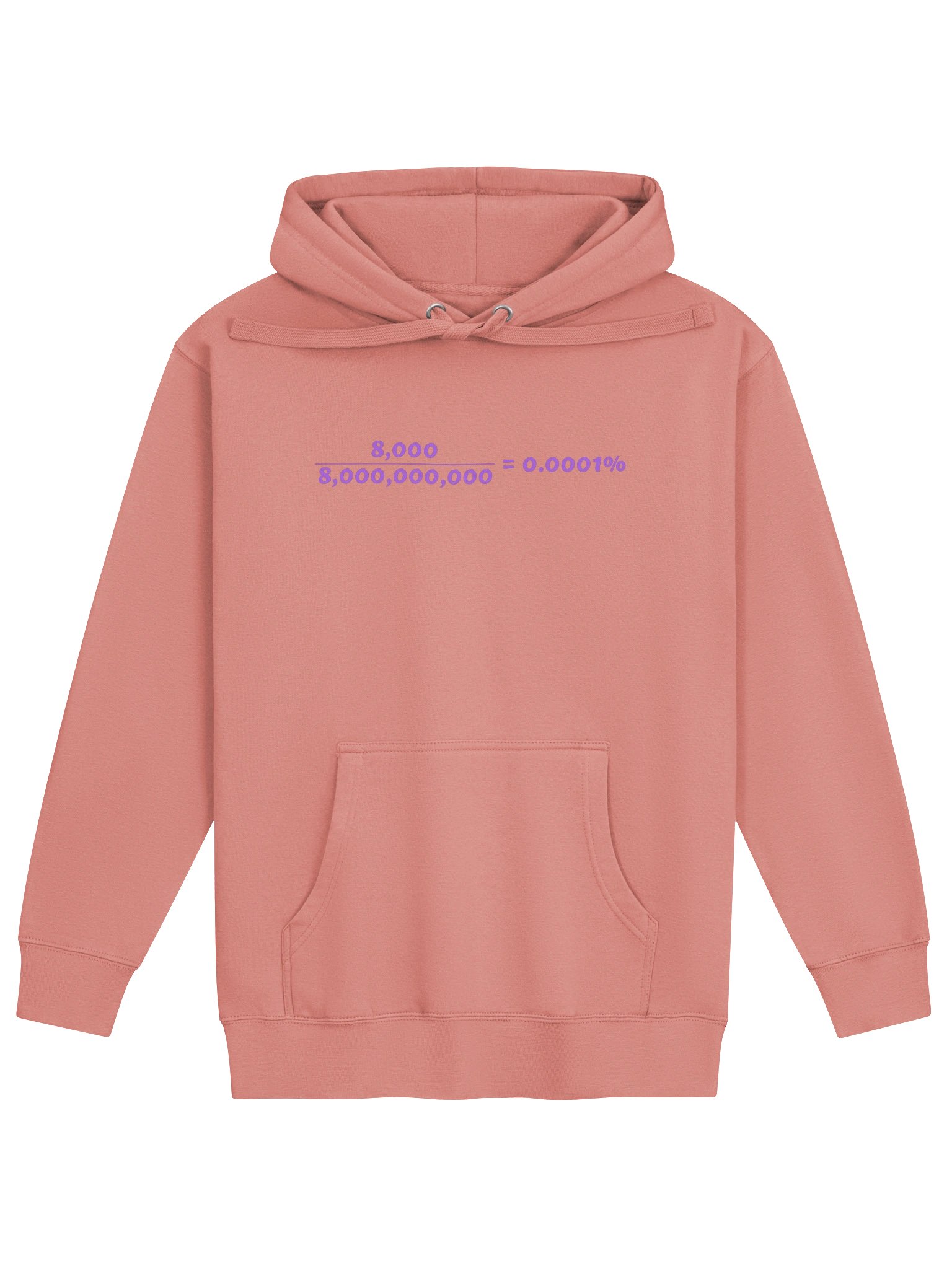 8 OVER 8 BILLION — Hoodie (Pink) product image (1)