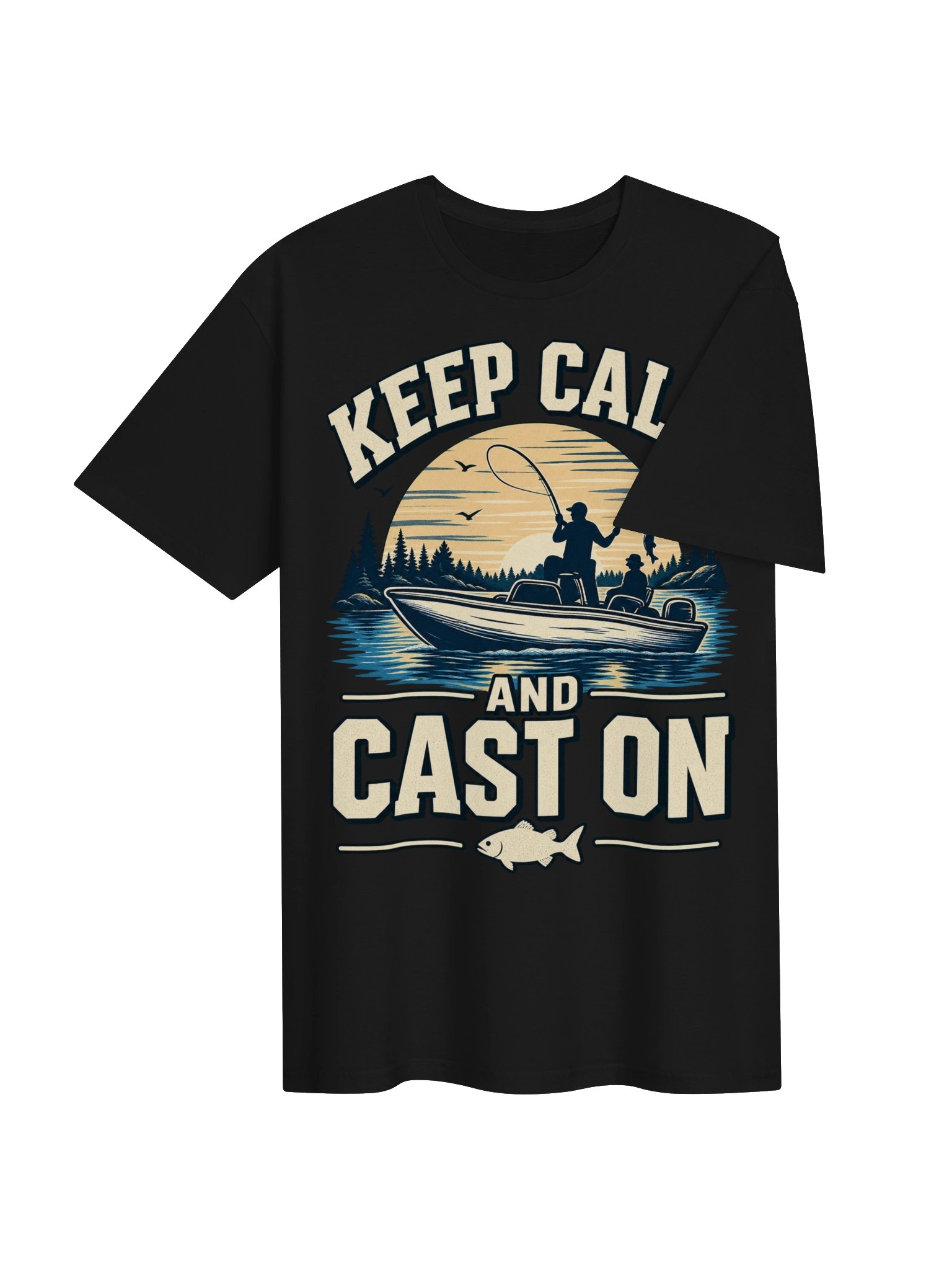 Keep Calm and Cast On T-shirt product image (4)