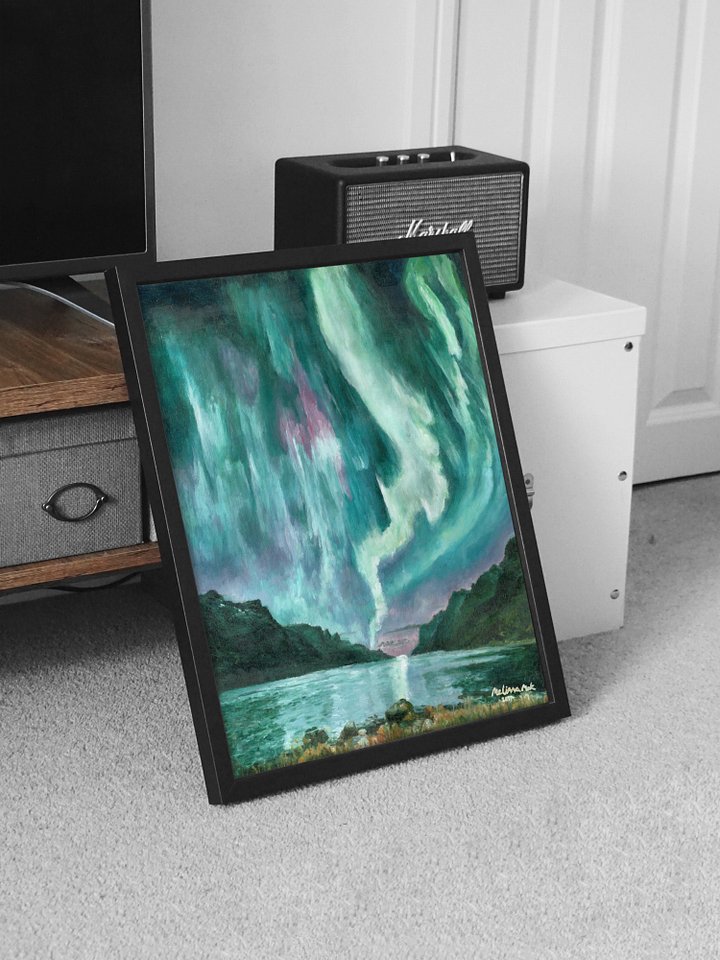 Northern Lights, Ersfjorden Art Print product image (28)