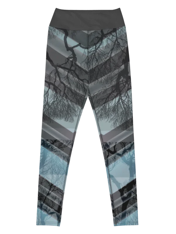 Gray Wood-Yoga Leggings product image (11)