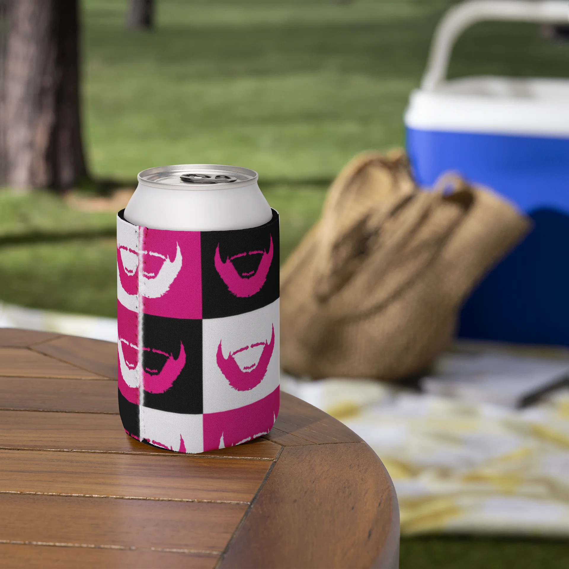 Beard Print Cooler product image (6)