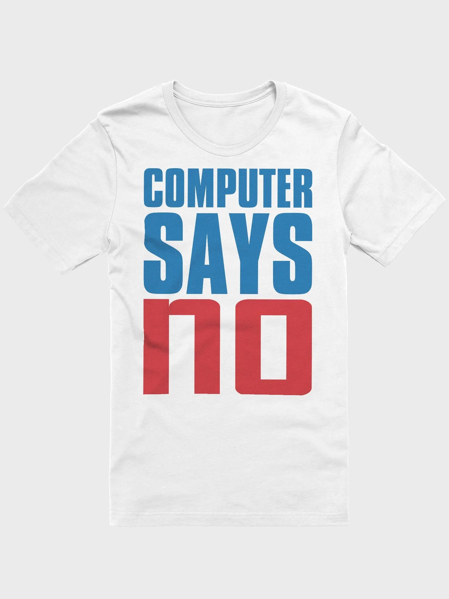 Computer Says No (blue red) product image (1)