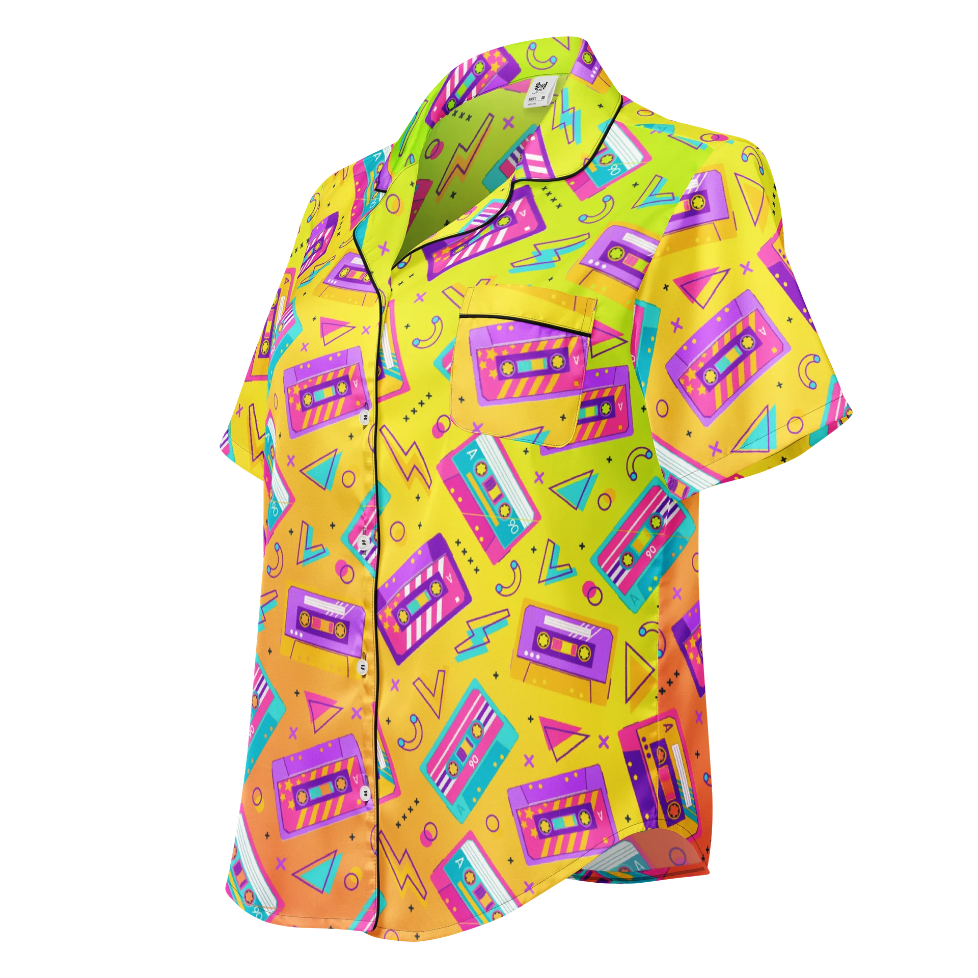 Cassette Tape Pajama Shirt product image (1)