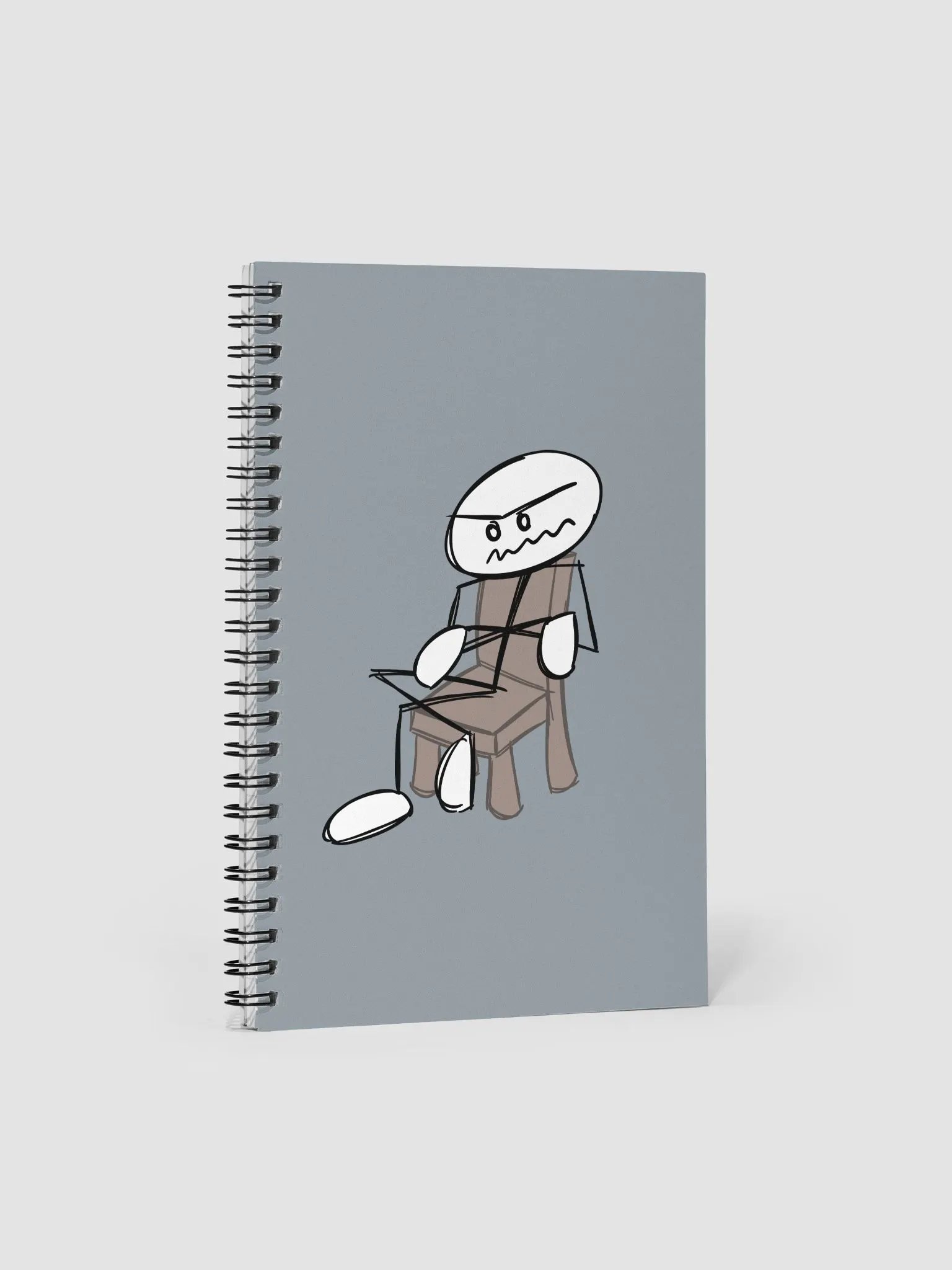 Mr. Grumpy Recalcitrant Man Spiral Notebook product image (1)