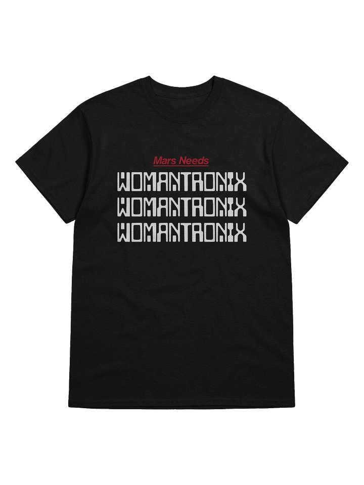 Womantronix Tee (White Print) product image (1)