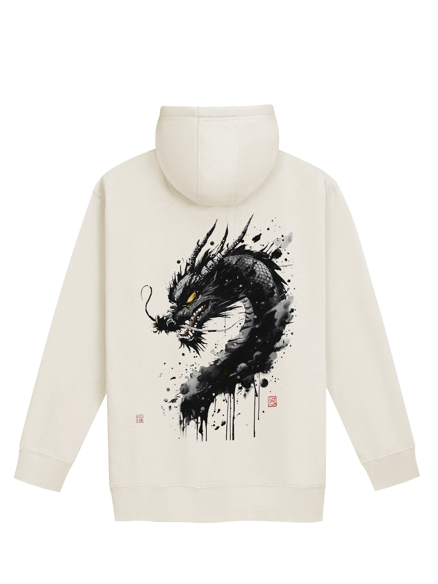 HAZARD EDITION: Electric Yellow & Black Ink Graphic Premium Hoodie & Sweatshirt Collection product image (5)