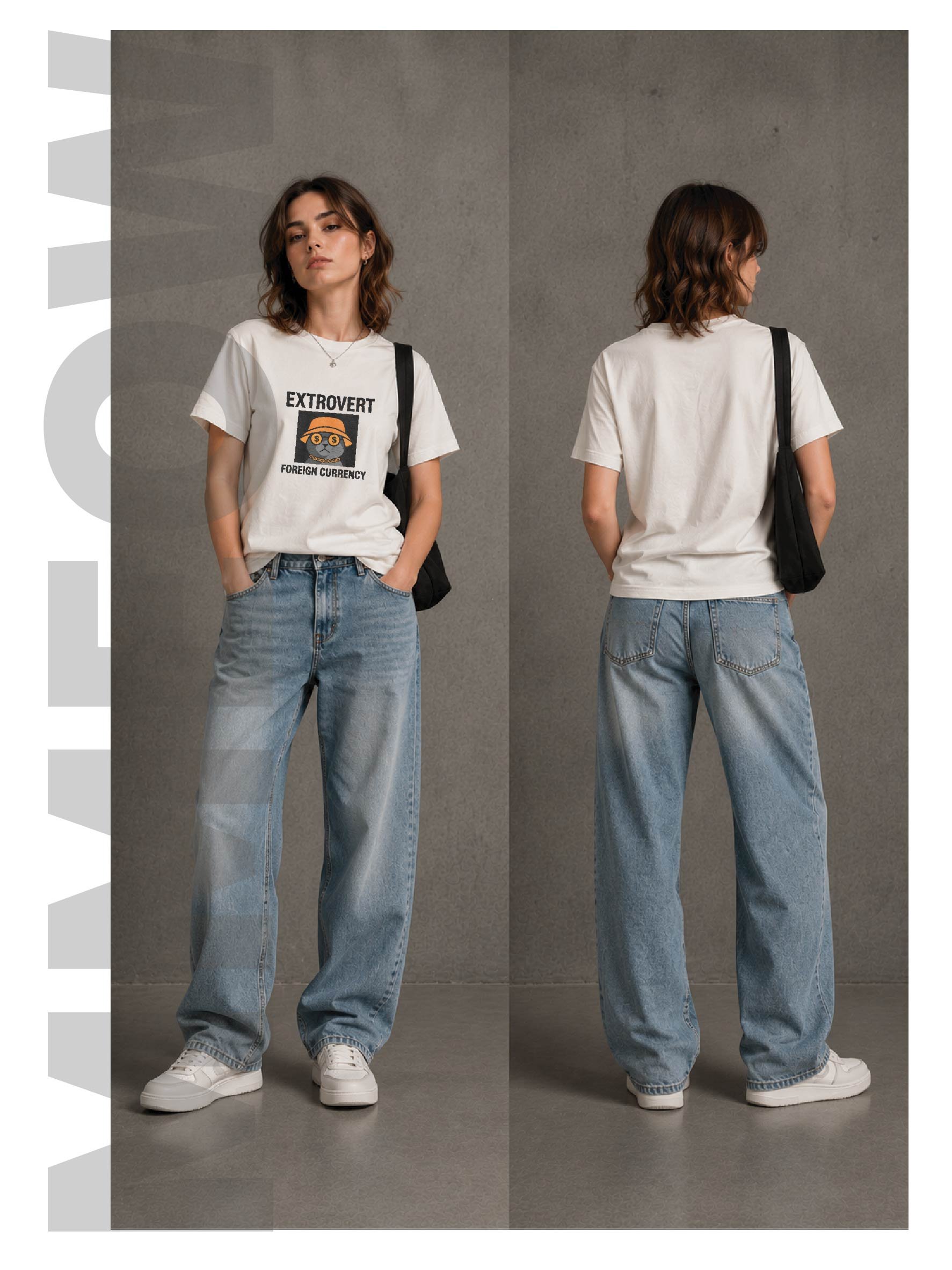 Extrovert T - SHIRT PRINTED product image (6)