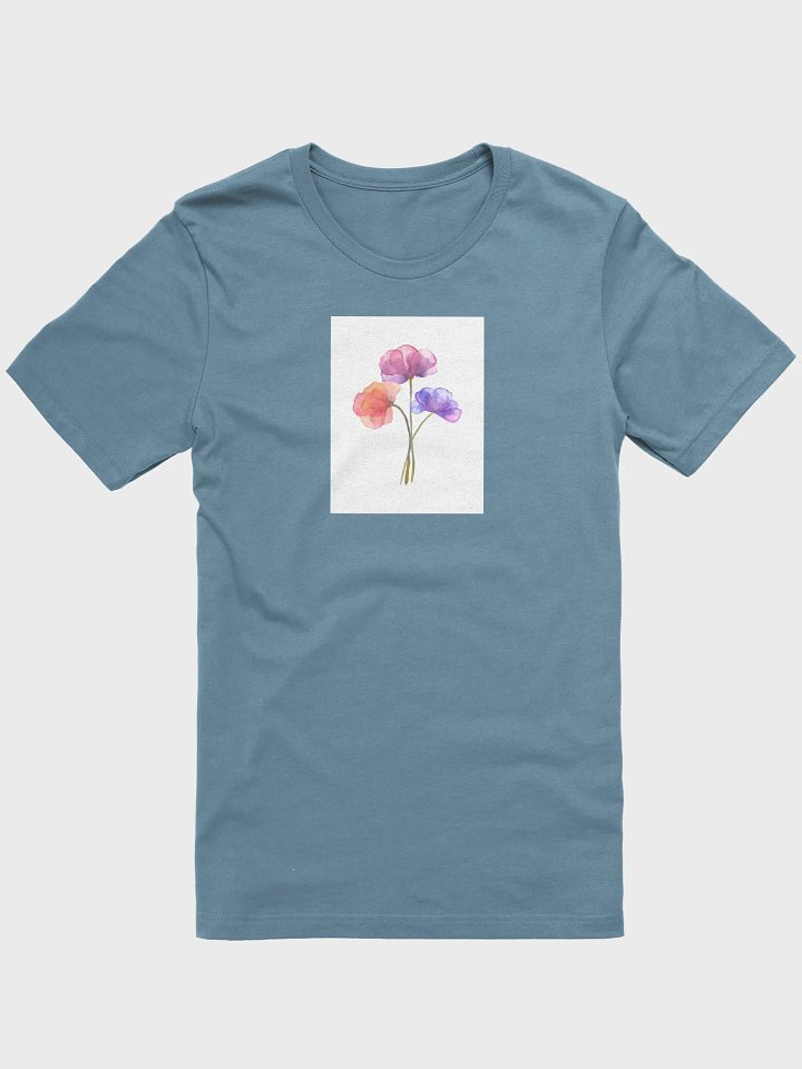 Watercolour Poppy Flowers Supersoft T-Shirt product image (1)