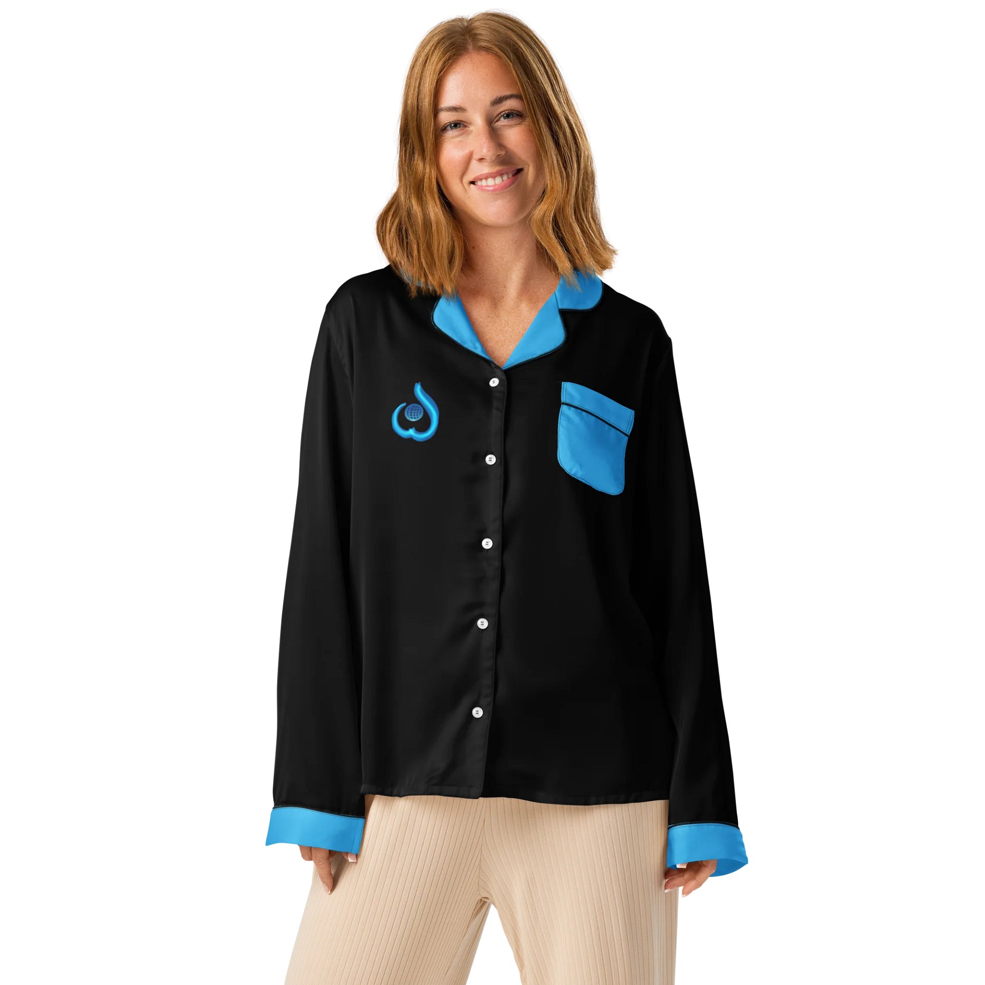 WILLOWISP Elite Solid Long Sleeve Pajama Top product image (1)