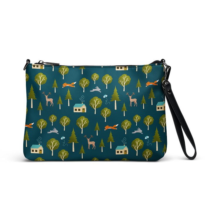 Cozy Cabin and Forest Animals Crossbody Bag product image (1)