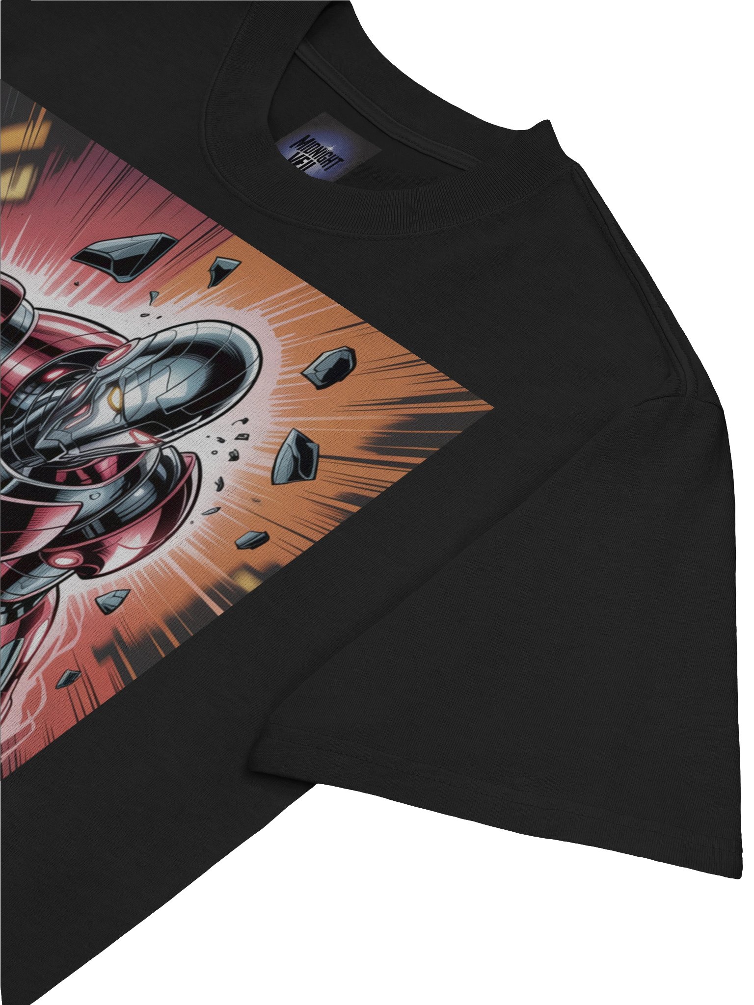 Plasma Rampage: Ultron Oversized Faded T-Shirt product image (7)