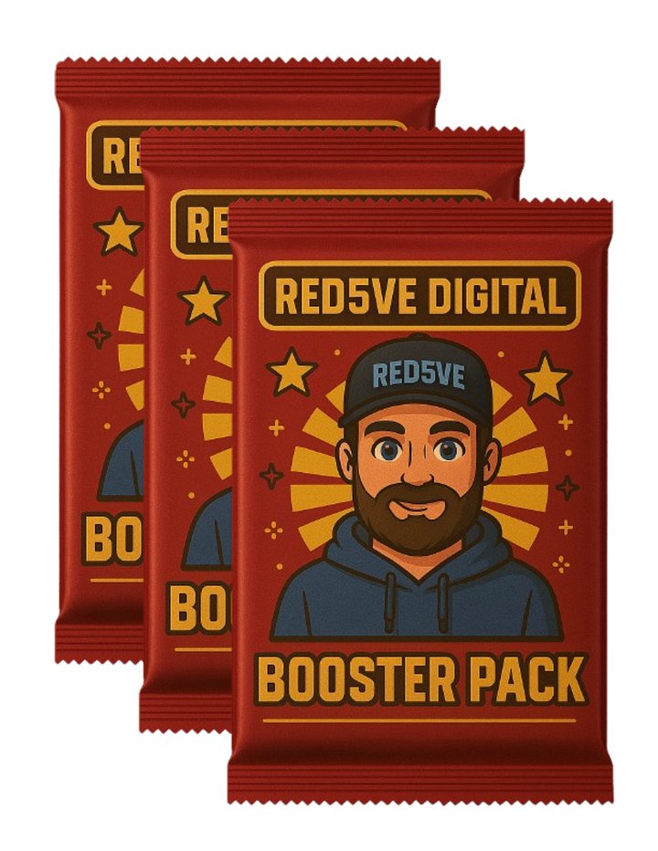 Red5ve Digital Booster Pack - 3 Digital Packs product image (1)