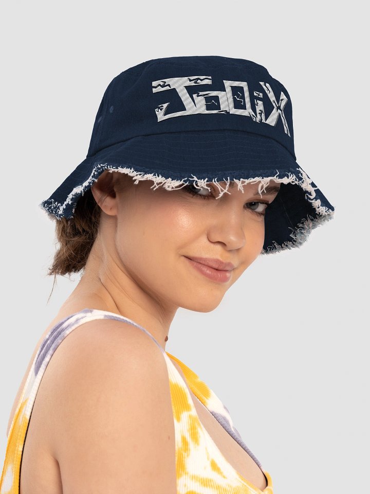 Bolted Edge Denim Bucket Hat product image (4)