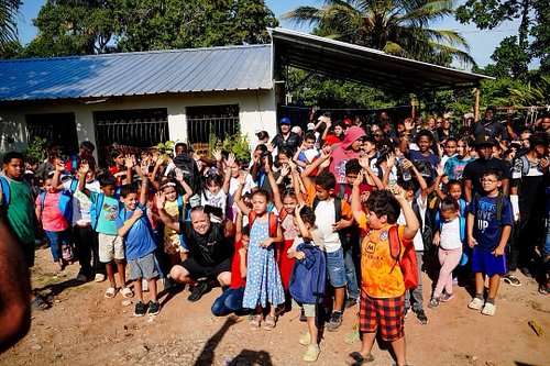 Yesterday, we gave out 1,000 backpacks filled with school supplies. I wish you could have been there to experience the love e...