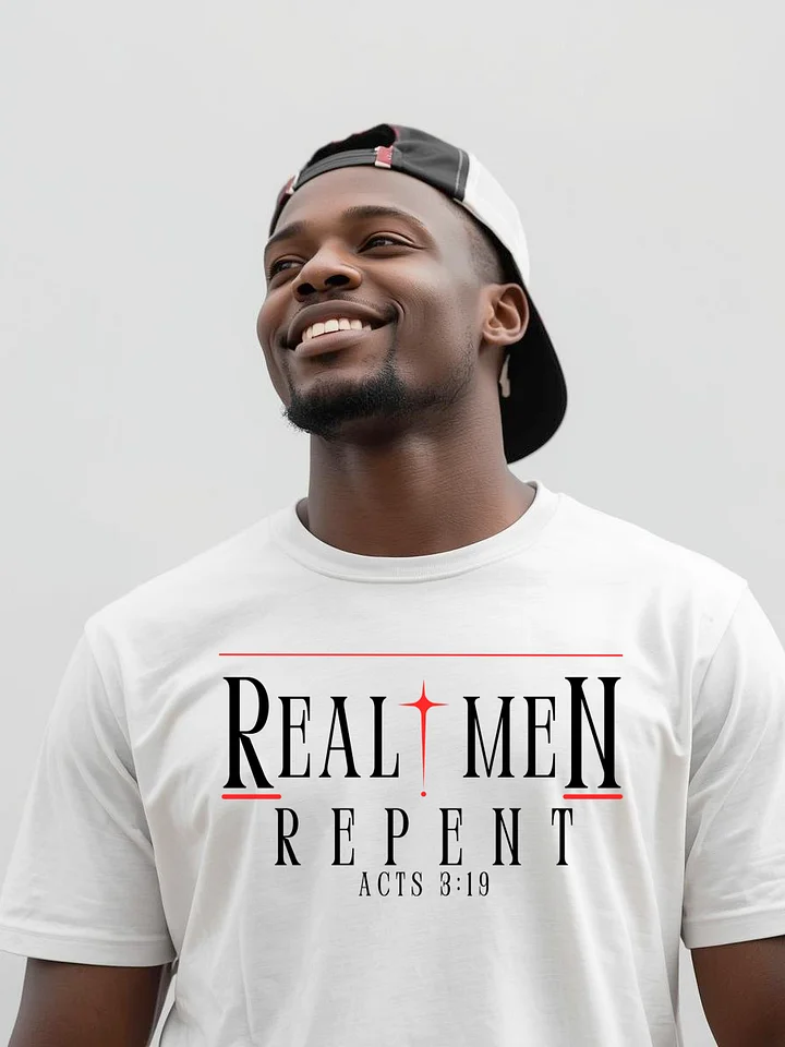 Real Men Repent - Men’s Christian T-Shirt product image (1)