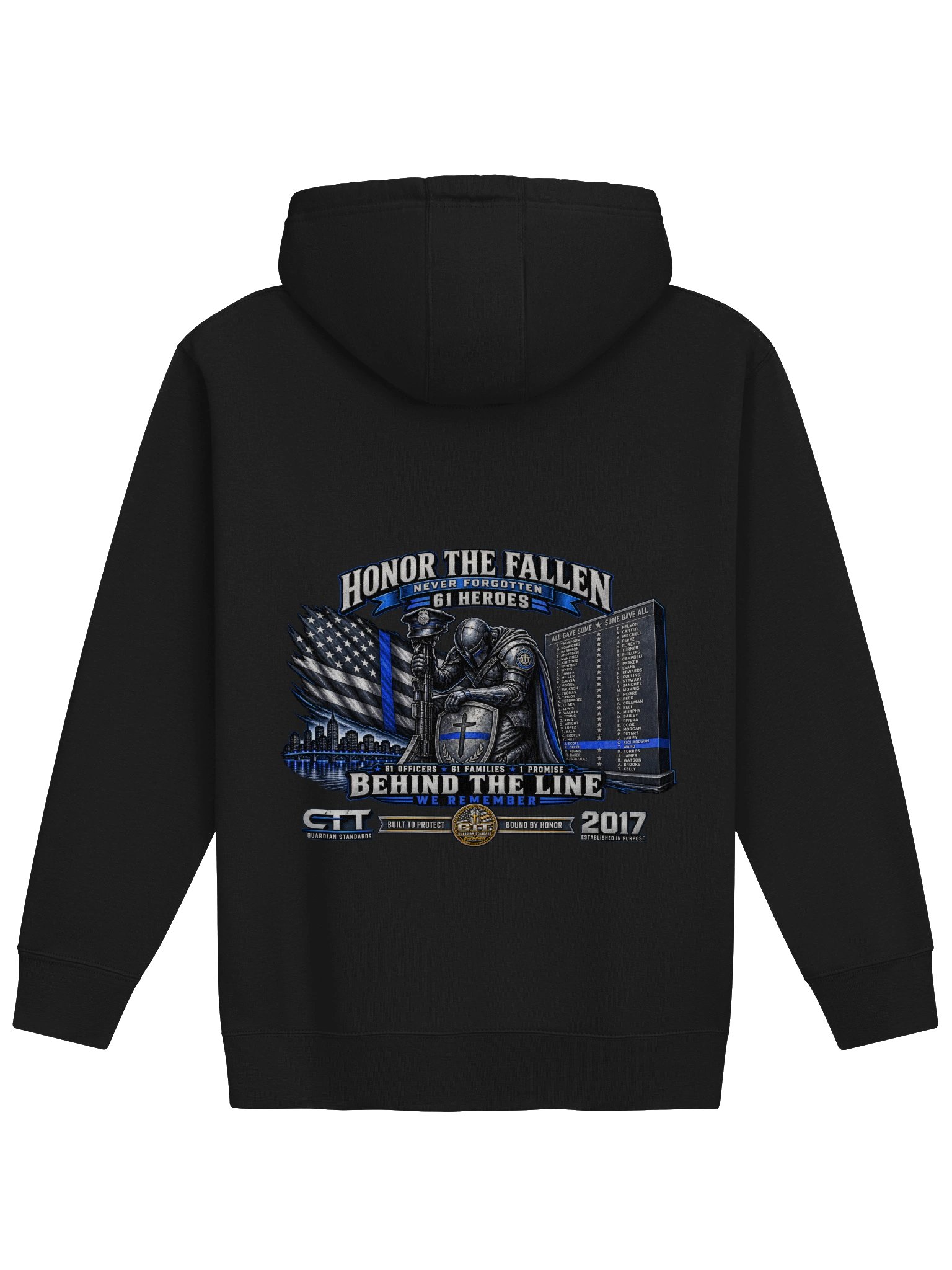Behind the Line - Fallen Heroes Memorial Hoodie product image (7)