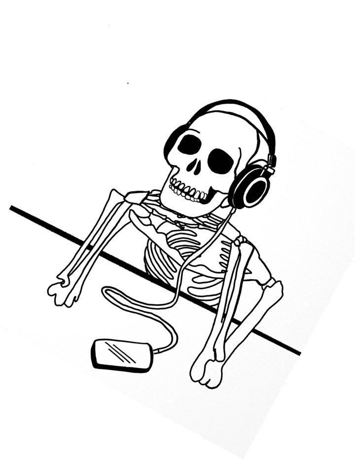 Skeleton Sticker product image (4)