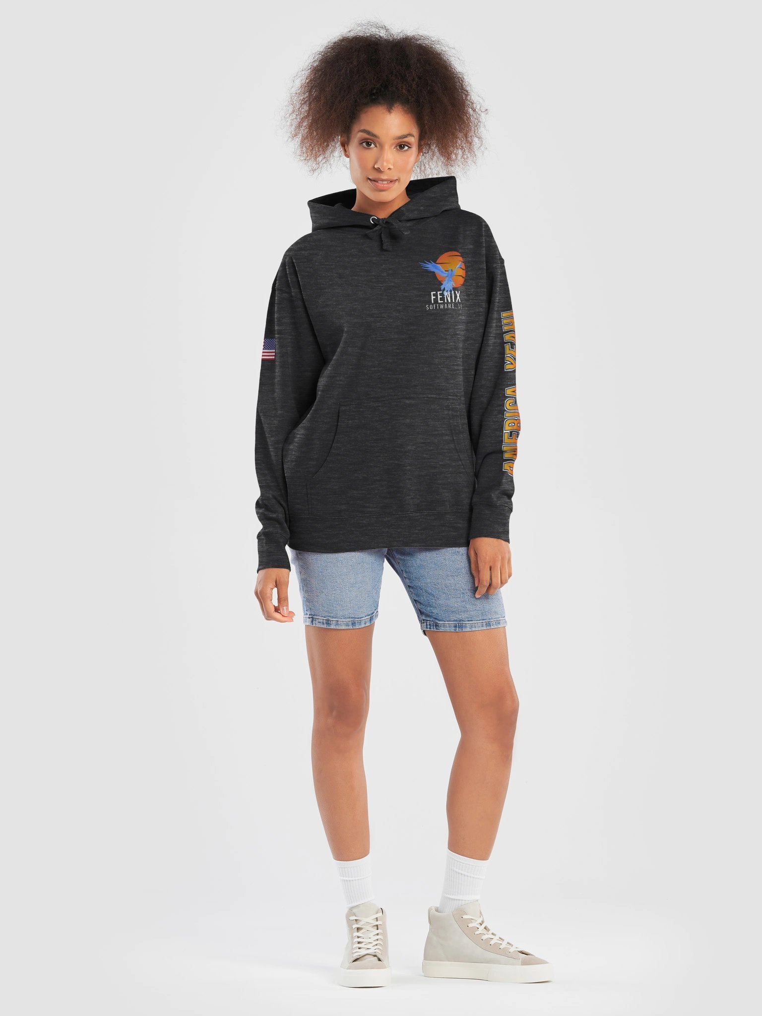 Fenix Software Phoenix Hoodie – Charcoal product image (7)