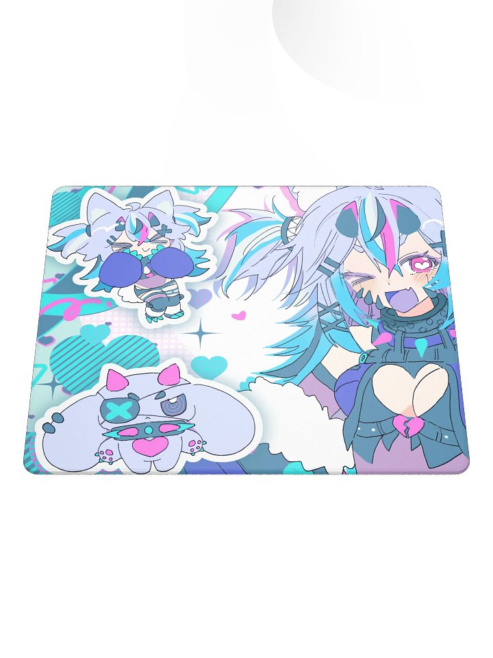 Pastel Bunny Gaming Mouse Pad product image (1)