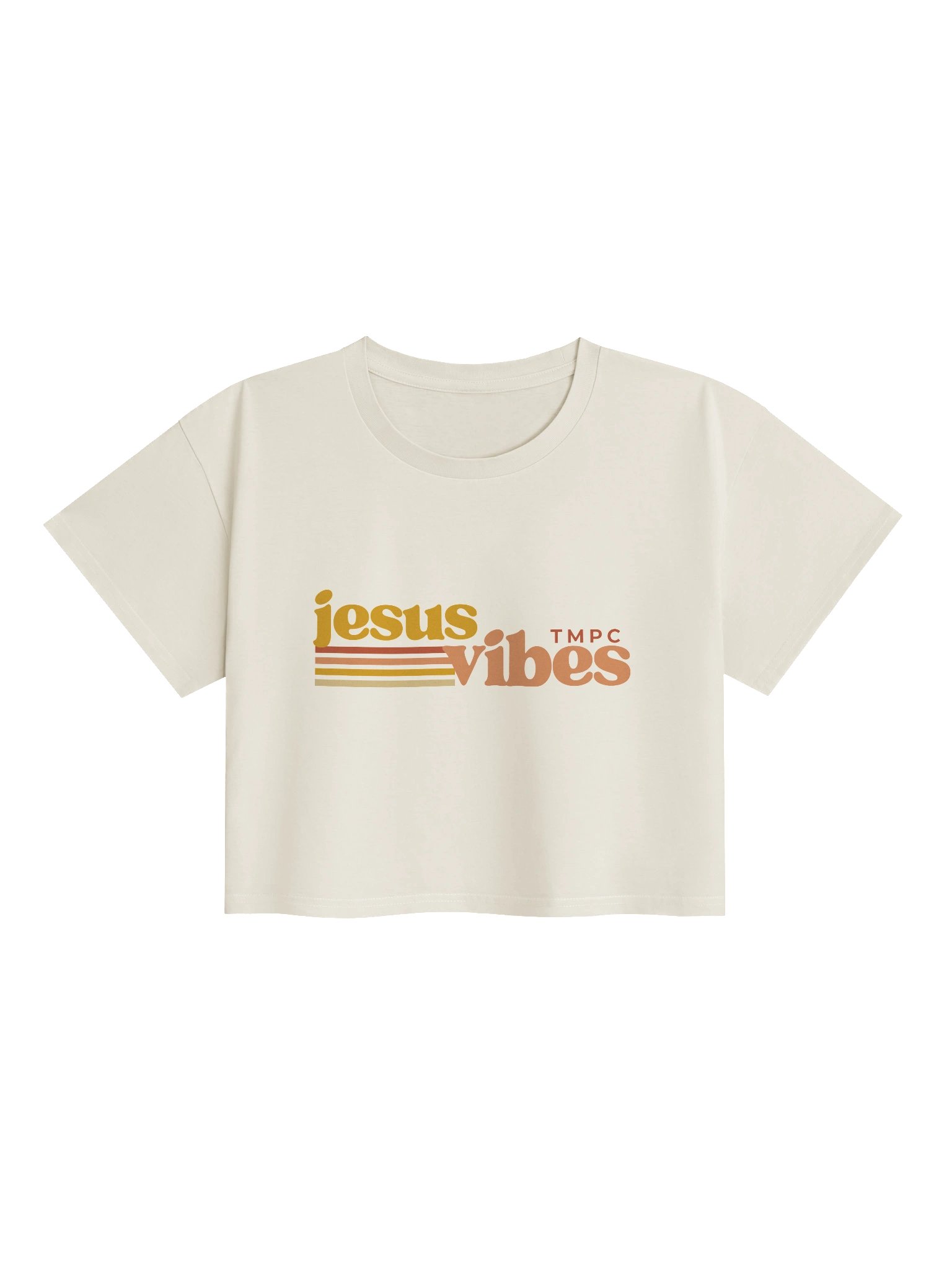 Boxy Modern TMPC Logo Shirt: Jesus Vibes product image (1)