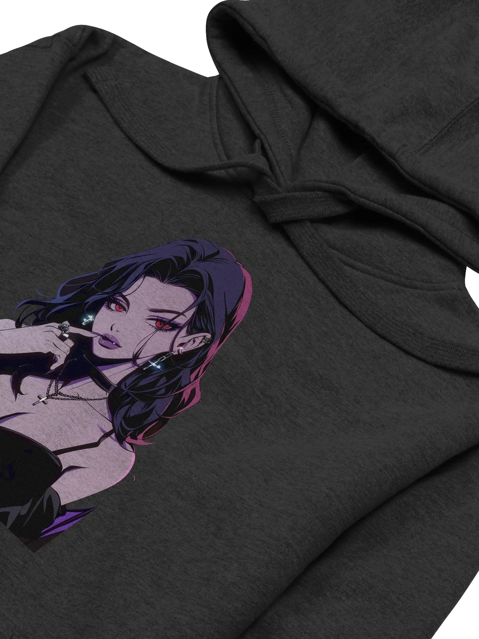 Gothic Elegance Printed Hoodie product image (2)