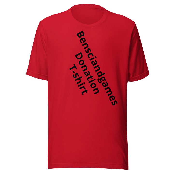 Bensciandgames Donation T-shirt product image (1)