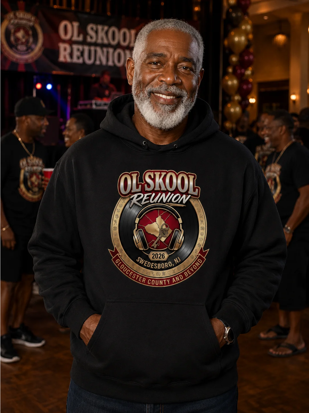 Ol Skool Reunion 2026 Premium Pullover Hoodie product image (1)