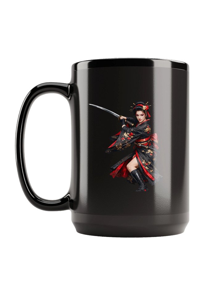 geisha with guild banners coffee mug product image (1)