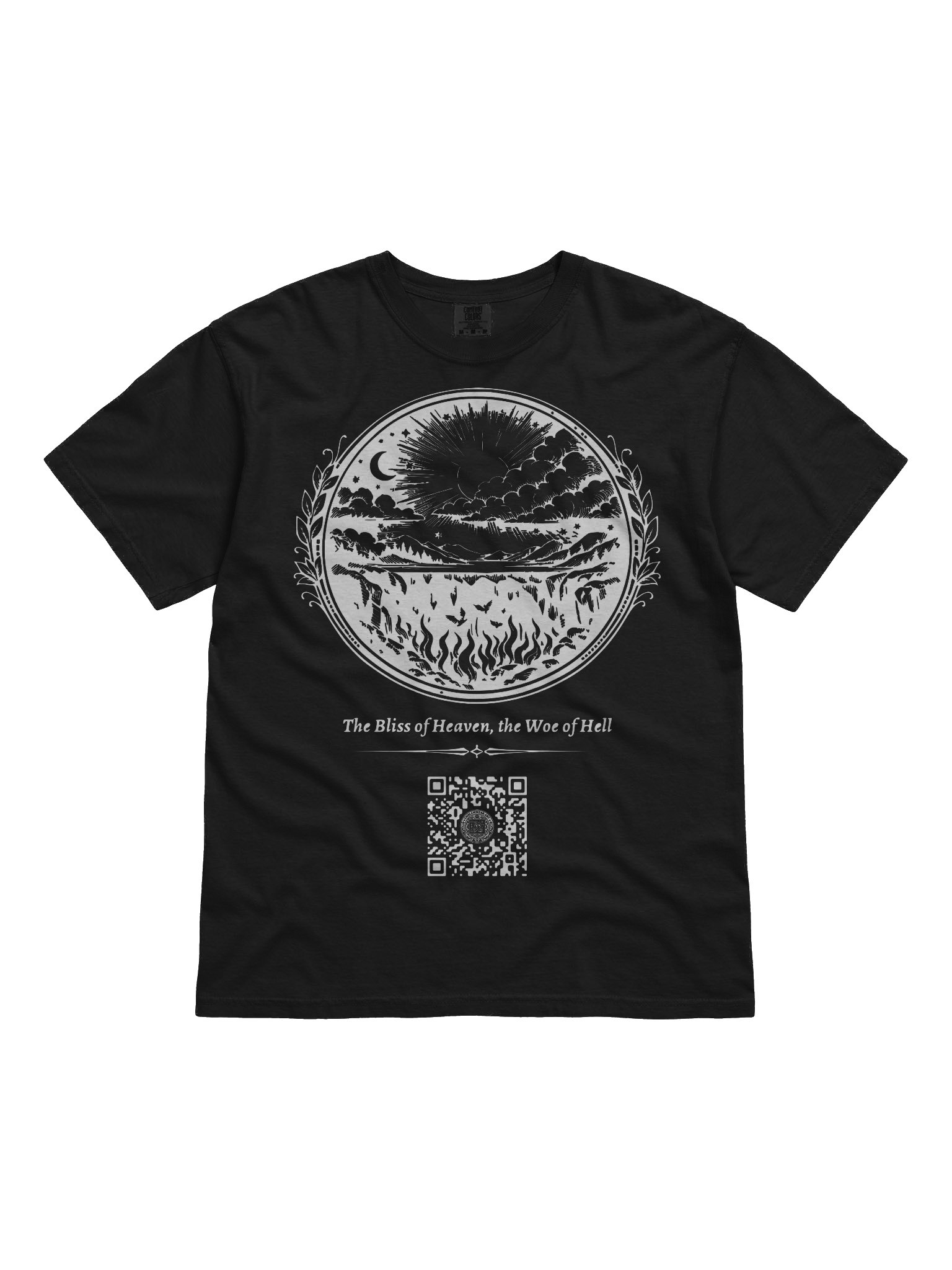Bliss and Woe (White on Black/Color) product image (1)