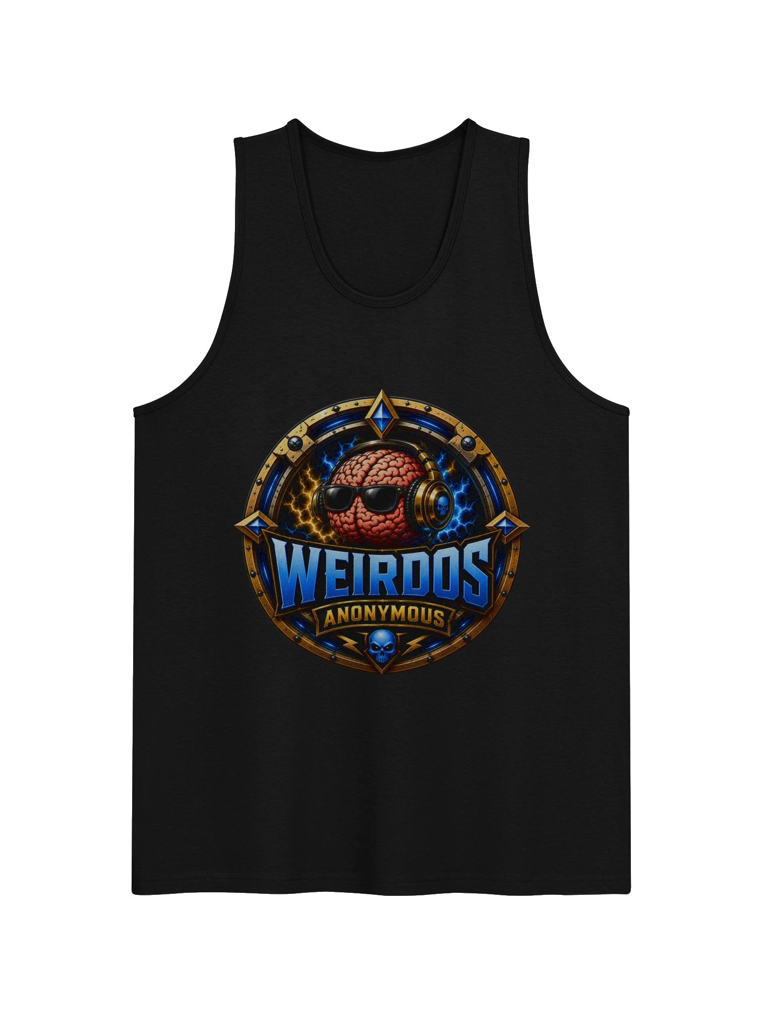 Beard__Oh Weirdos Anonymous Men's Premium Tank product image (1)
