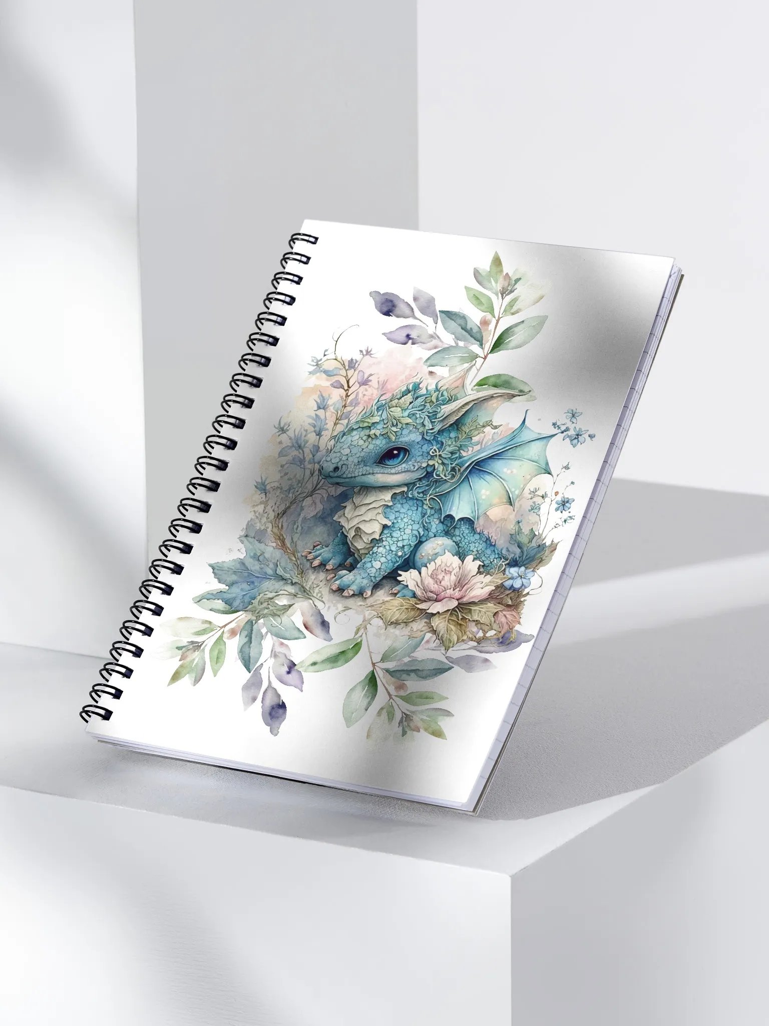 Enchanted Dragon Spiral Notebook product image (3)
