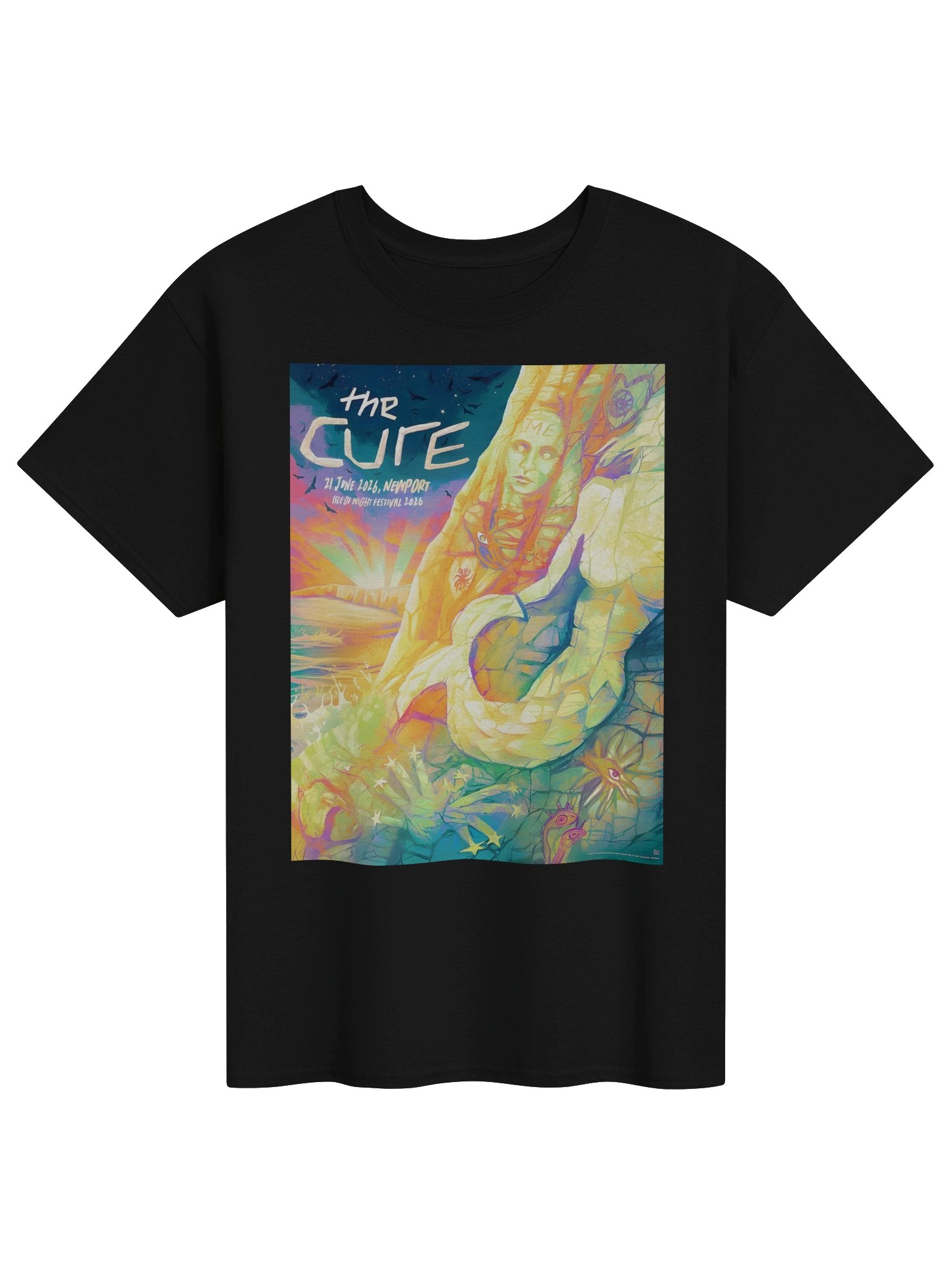 The Cure Newport UK 2026 Isle of Wight Festival T-Shirt product image (1)