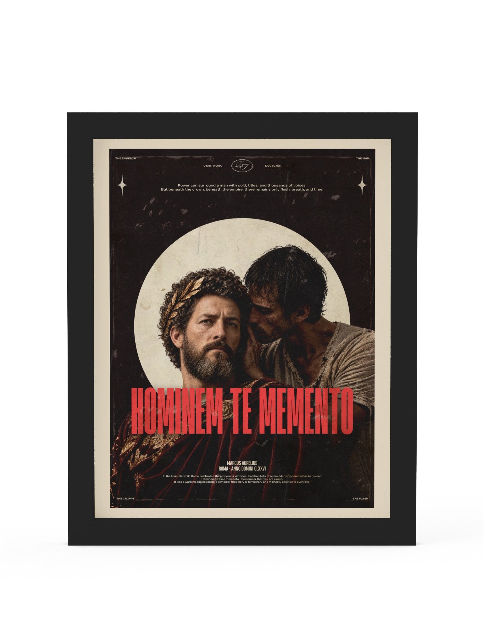 "JUST A MAN" Framed Poster product image (12)