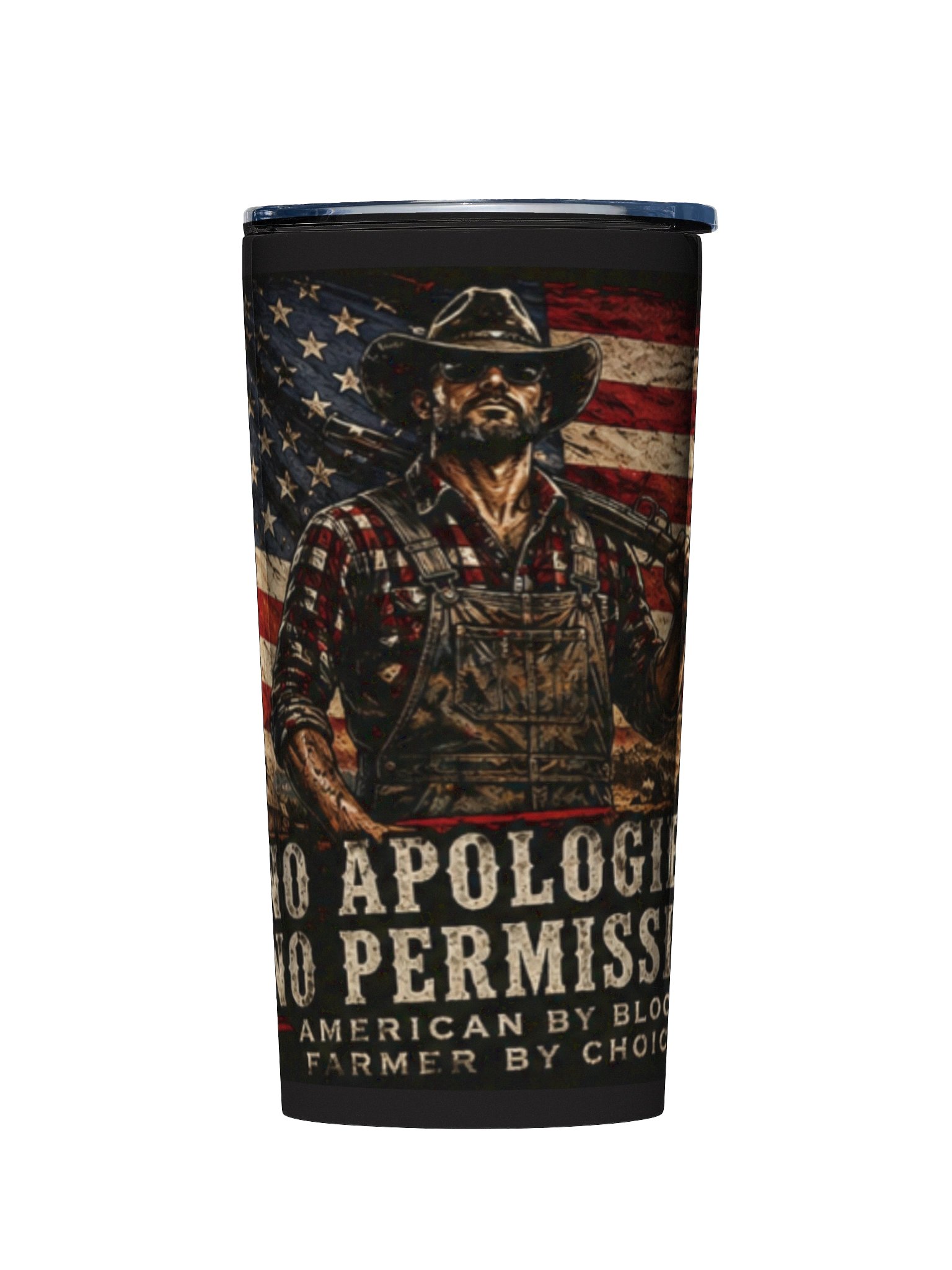 No Apologies - No Permission 20oz Stainless Steel Tumbler product image (1)