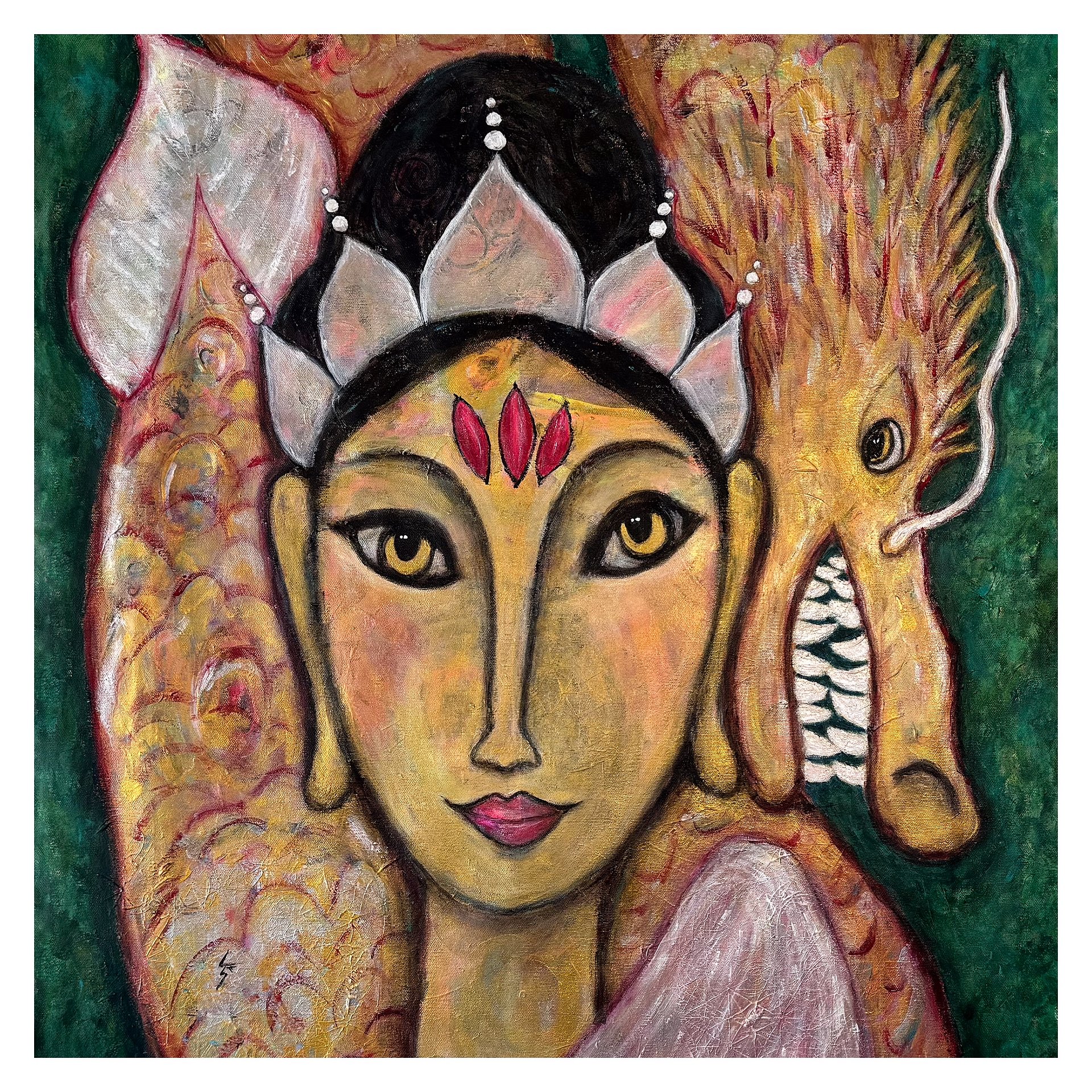 Dragon Kuan Yin Print product image (2)