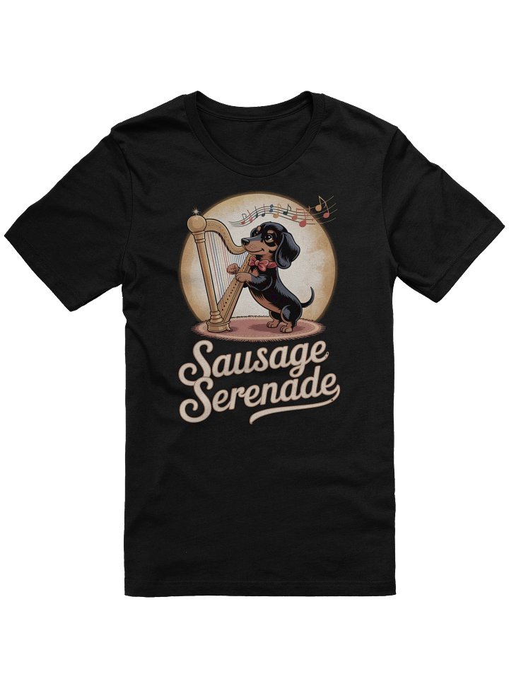 Sausage Serenade Dachshund Shirt – Musical Wiener Dog Tee for Dog Lovers, Music Fans & Dachshund Moms product image (1)