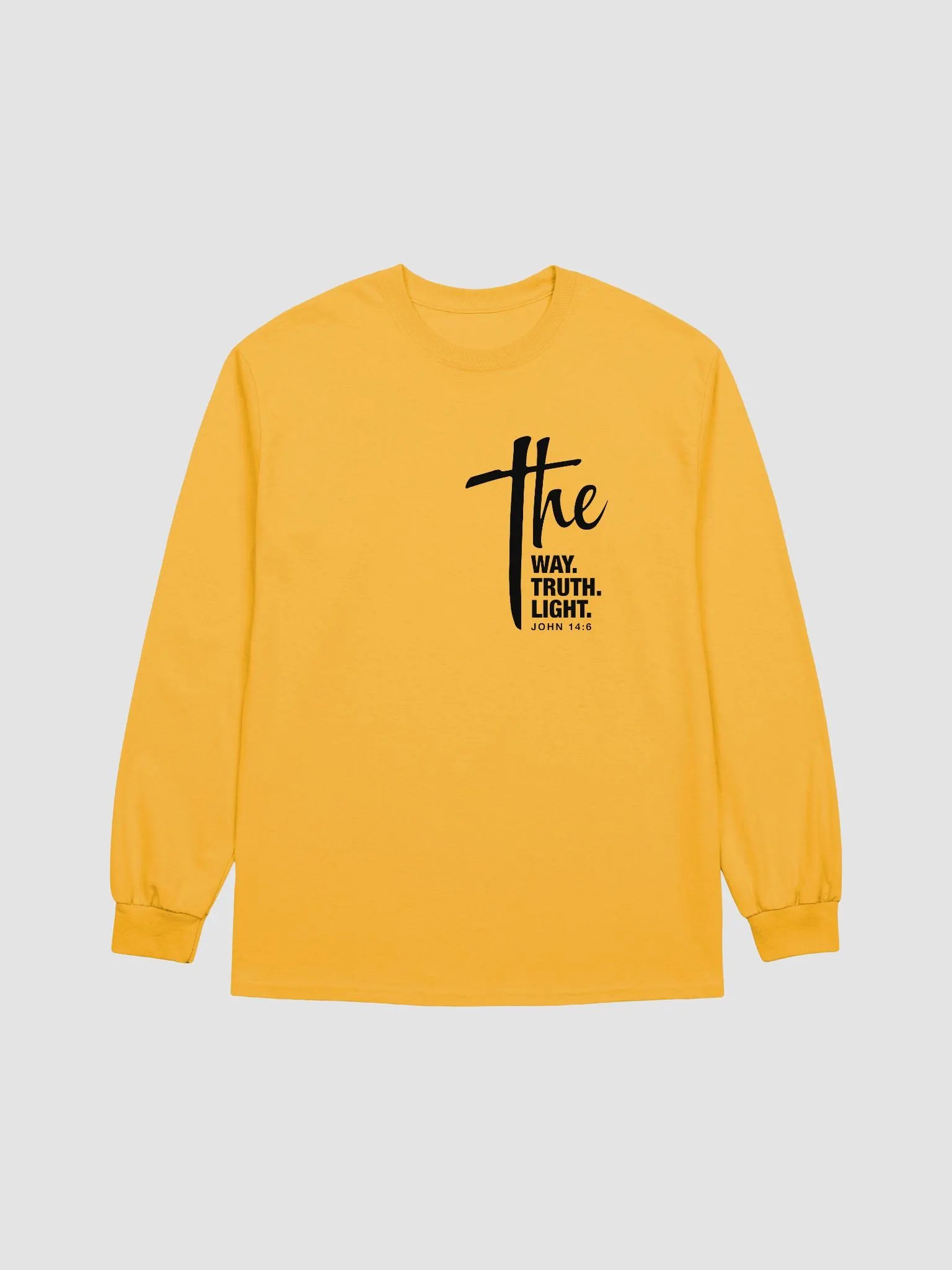 'The Way' Cotton Long Sleeve Tee product image (1)