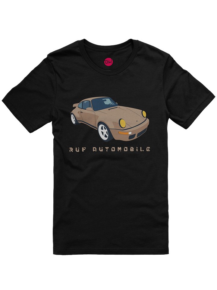 Grey Porsche 964 Ruf Automobile Ultimate "Wolf" Voxel Art Shirt (Retro, Sketch, Silhouette) product image (7)
