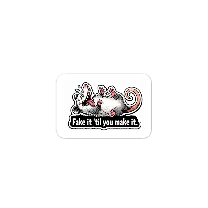 Fake It Sticker product image (1)