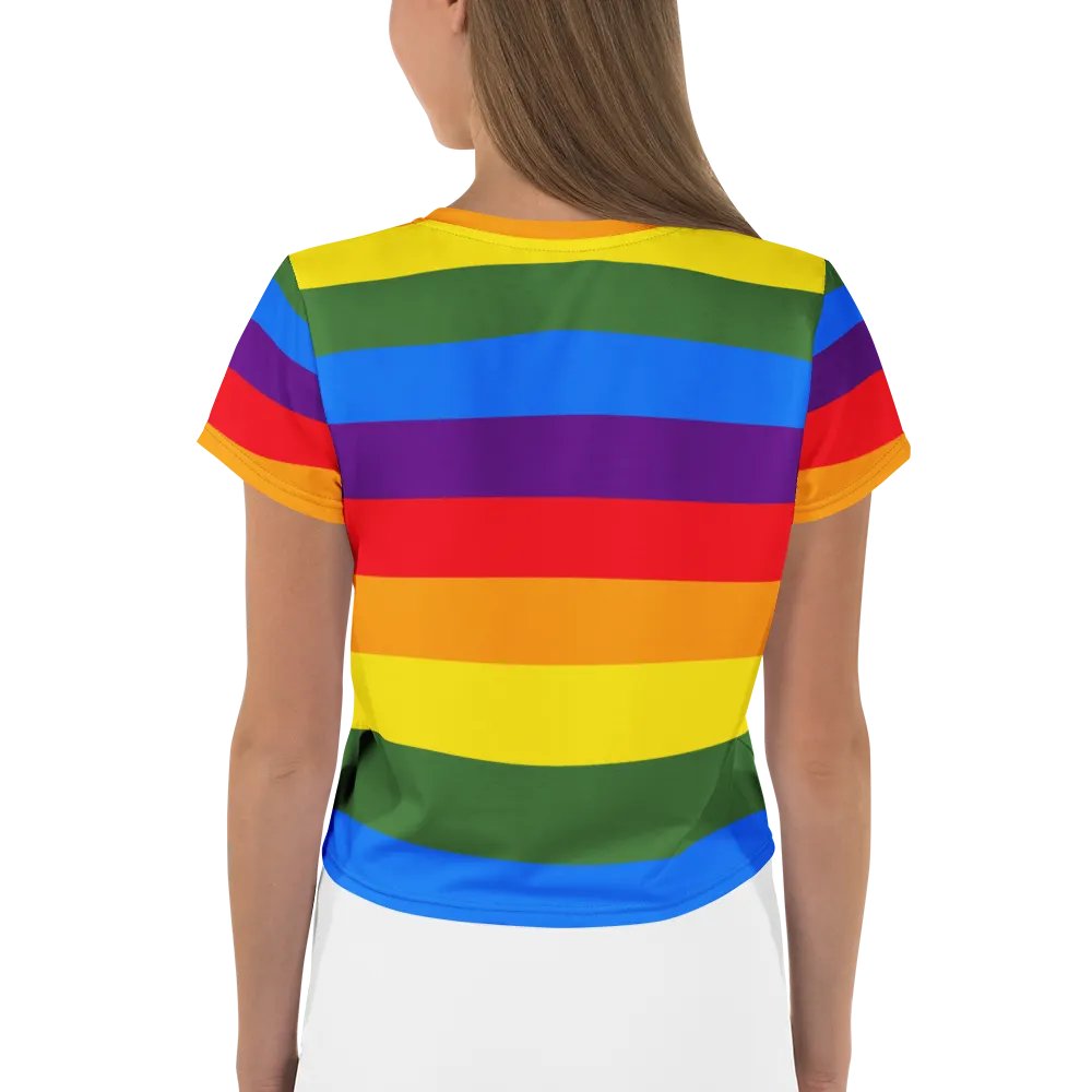 Rainbow Love All-Over Crop Tee product image (2)